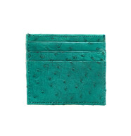 Green Ostrich Cardholder
