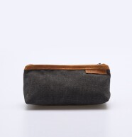 Canvas&nbsp;&mdash; Leather Pencil Case Graphite
