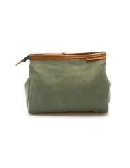 Canvas Case with Leather Details