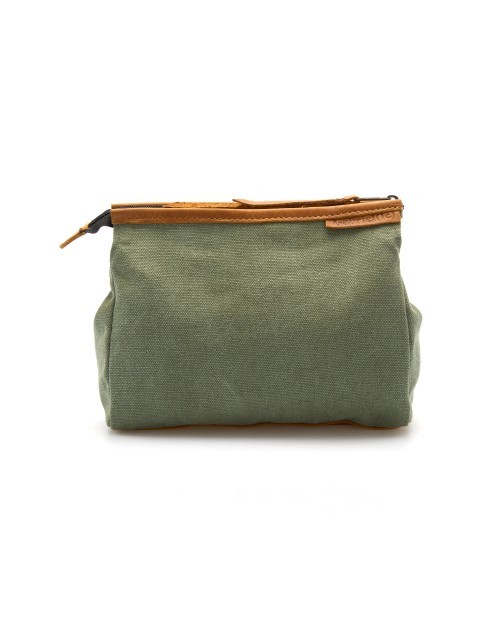 Canvas Case with Leather Details