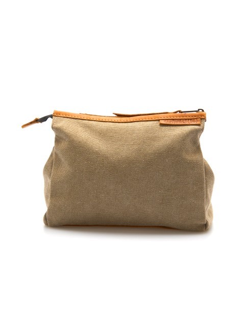 Canvas Case with Leather Details