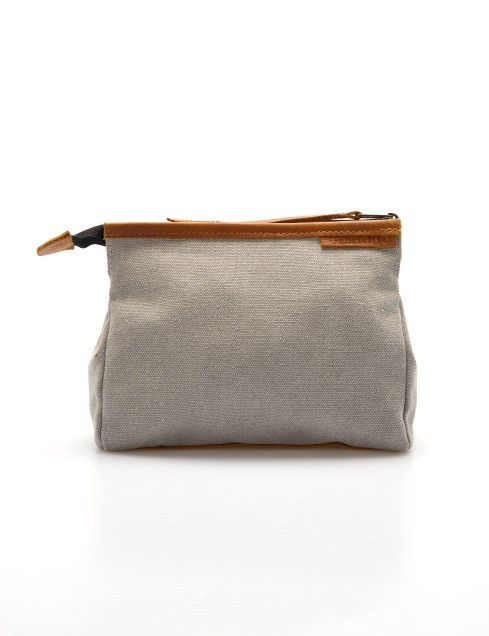 Canvas Case with Leather Details