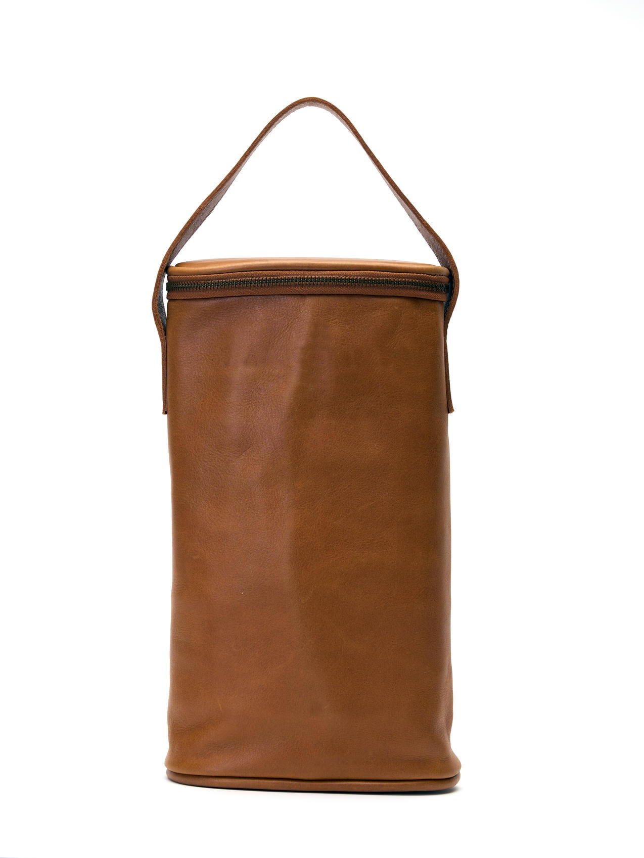Genuine Leather Wine Bottle Bag